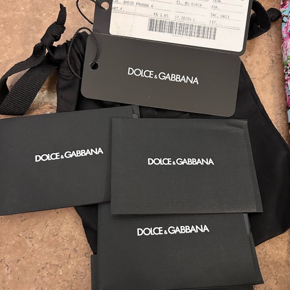 DOLCE & GABBANA Calfskin Small Sicily 58 Bag in plum color - Picture 14 of 16